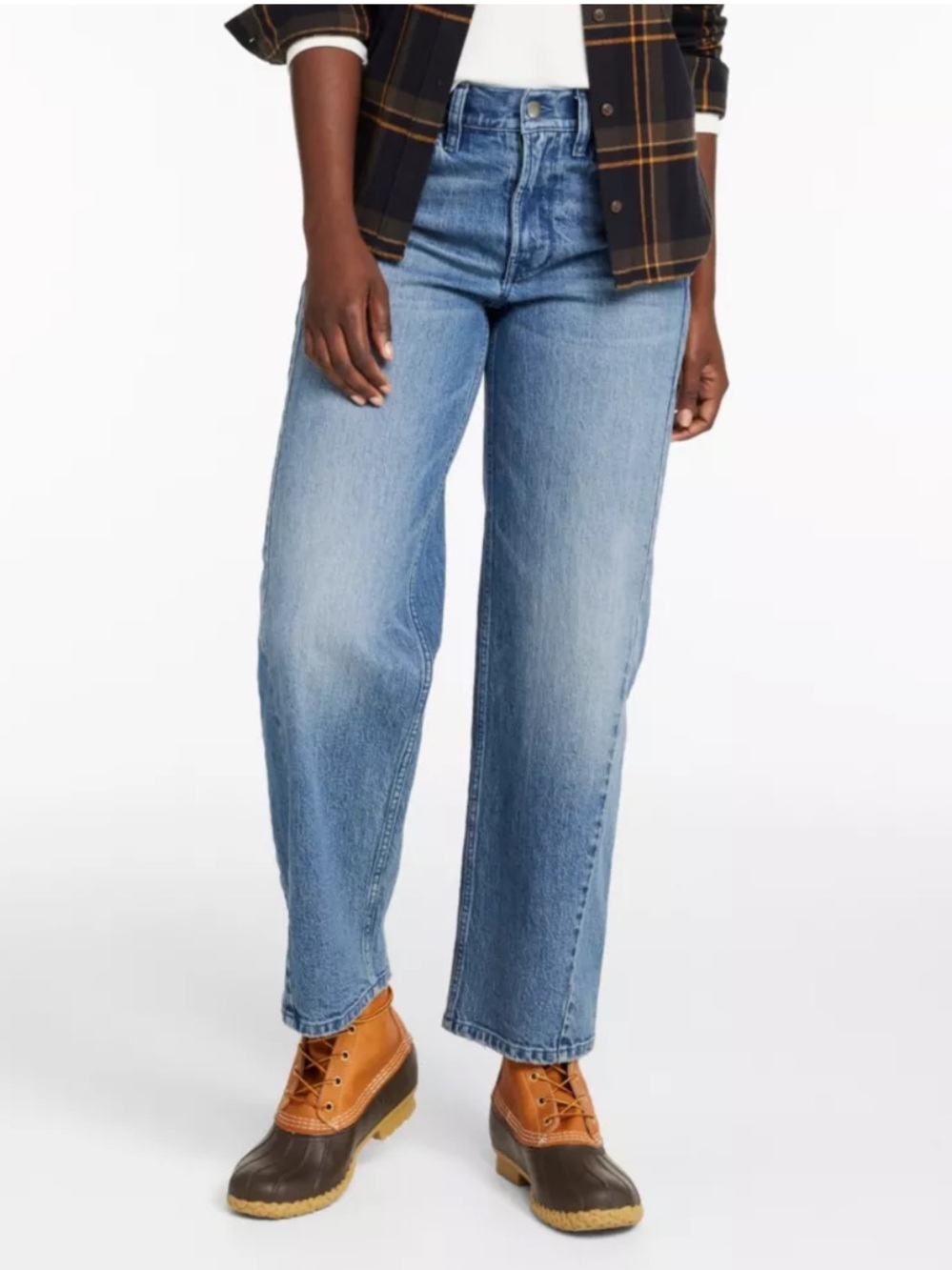 L.L. Bean Signature Barrel Jeans Size 8 Regular